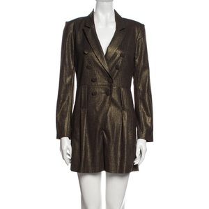 Metallic romper suit